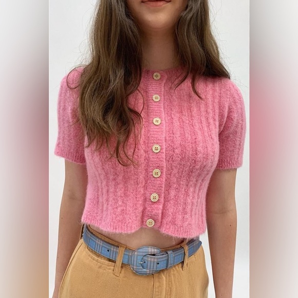 TACH Tops Tach Clothing Dalia Mohair Elastano Knit Top Size Medium